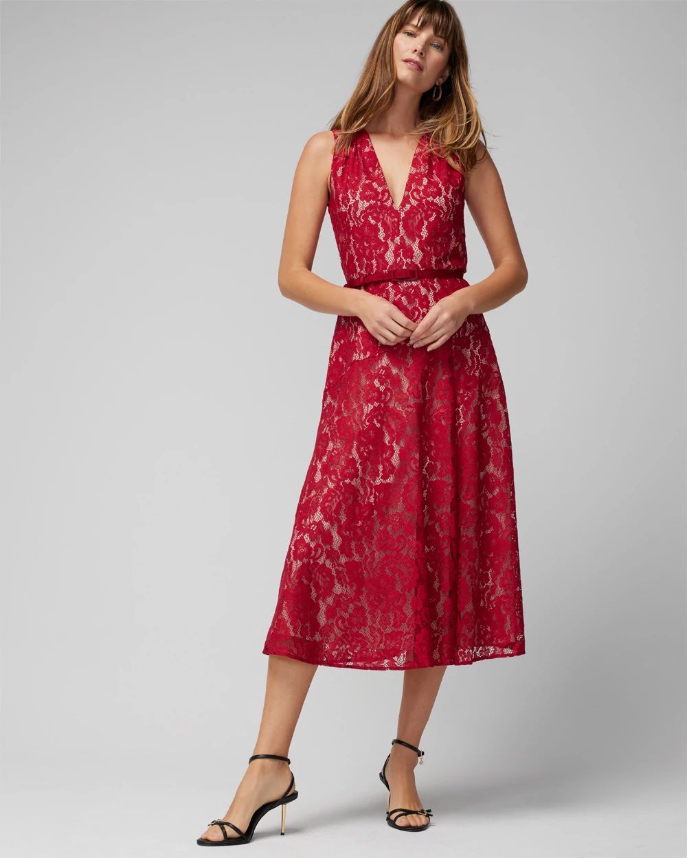 Red dress white house black market hot sale